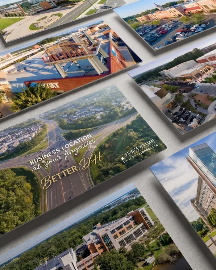 Aerial photography created for Prince William County